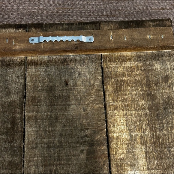 Rustic Hand Crafted Joy Sign Wall Hanging Teal Red Barn Wood Farmhouse Display - Picture 4 of 7